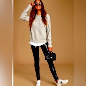 Lulus faux leather leggings - L